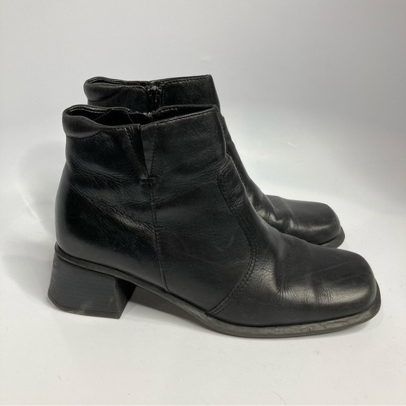 Thom McAn leather Y2K boots size 8 - Picture 1 of 9